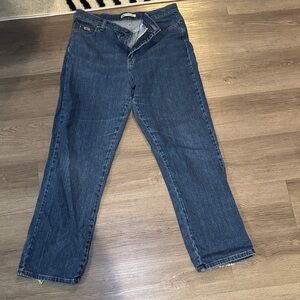 Lee Relaxed Straight Leg Blue Jeans